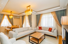 Квартира 1+1 в районе Кестель в 100 метрах от моря (BT073)